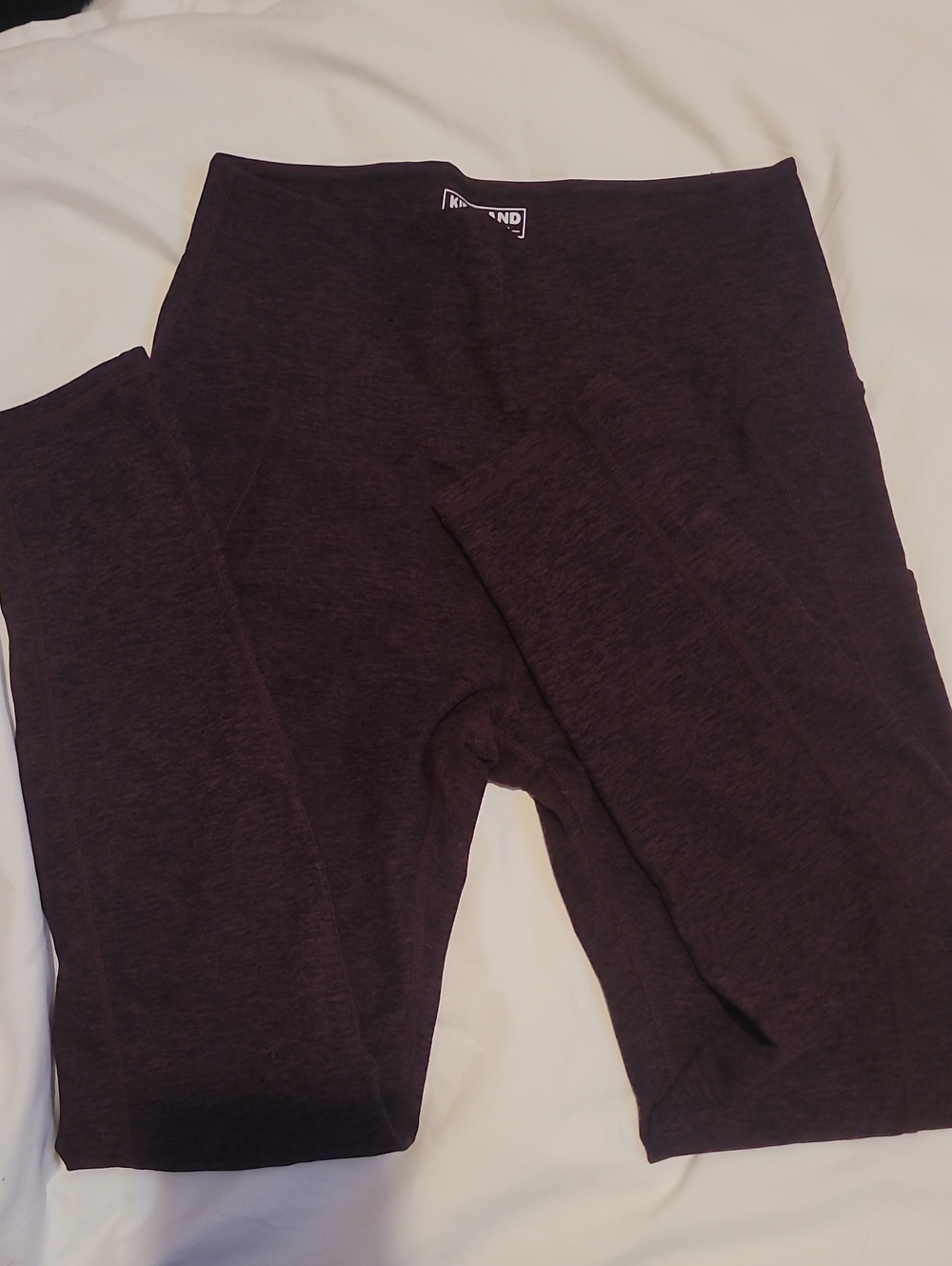 Kirkland Signature Kids Leggings - Deep Plum Heather